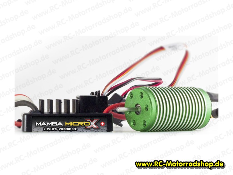 CC-010-0147-03: Brushless-Combo Castle Creations Mamba Micro X + BL Motor 0808 (8200 kV) CC-010-0147-03